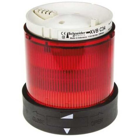 Segnalatore Schneider Electric XVB Rosso e Nero