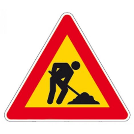Segnale Lavori Figura 383 - Art.31 cm. 90X78