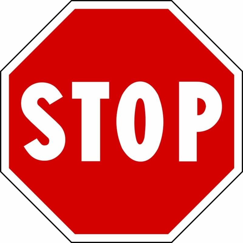 Image of Segnale stradale cartello di fermarsi e dare precedenza stop -h 60cm in lamiera