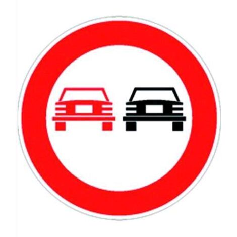 Segnale Stradale Divieto Divieto Di Sorpasso Fig.  48