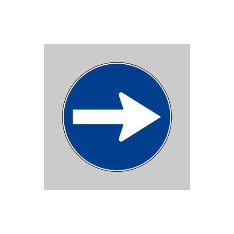 Segnale stradale fig. 80/c 'direzione obbligatoria...