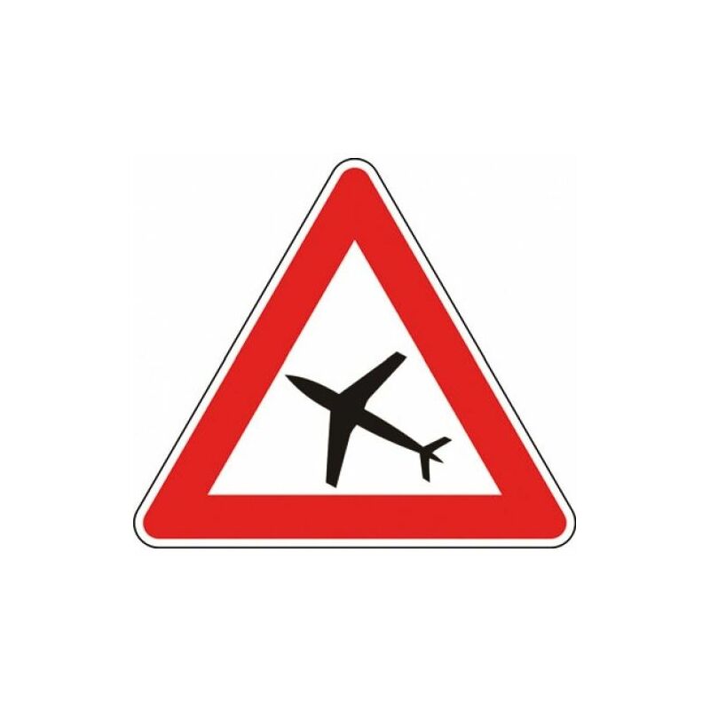 Image of Segnale triangolare cm90 aeromobili figura ii 32 art.100 classe 1
