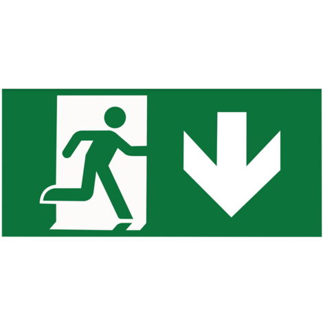 Segnaletica direzionale di emergenza sotto Novaline