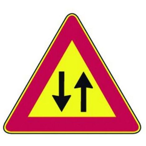 Segnali Stradali Temporanei Doppio Senso Circol. Fig. 387