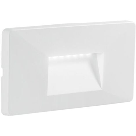 Segnapassi LED BREEN bianco in alloggio 506 4W con luce calda o naturale