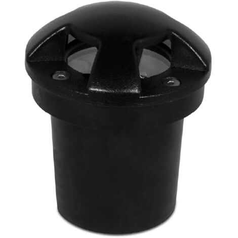 Segnapasso 7w nero con quattro emissioni luminose luce fredda 6000k