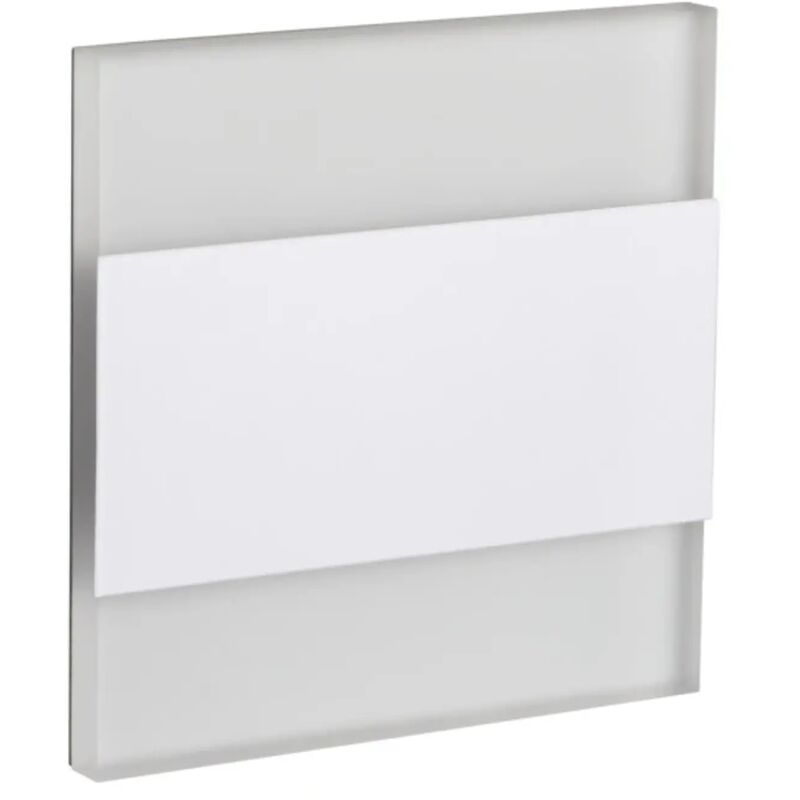 segnapasso a led da incasso terra 12 volt bianco freddo bianco quadrato 0,80 watt senza