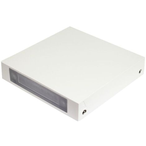 Segnapasso a parete LED per esterno Goccia Stamp 2 Vie 2X3W 4000K Bianco 5336BI4K