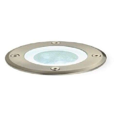 Segnapasso Da Esterno Moderno Route Alluminio E Vetro Cromo 1 Luce Gu10