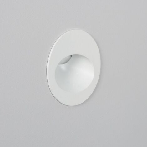 Segnapasso Esterni LED 3W Incasso Parete Circolare Bianco Coney Bianco Caldo  2700K
