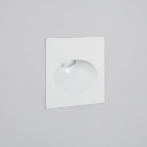Segnapasso Esterni LED 3W Incasso Parete Quadrato Bianco Coney Bianco Naturale  4000K