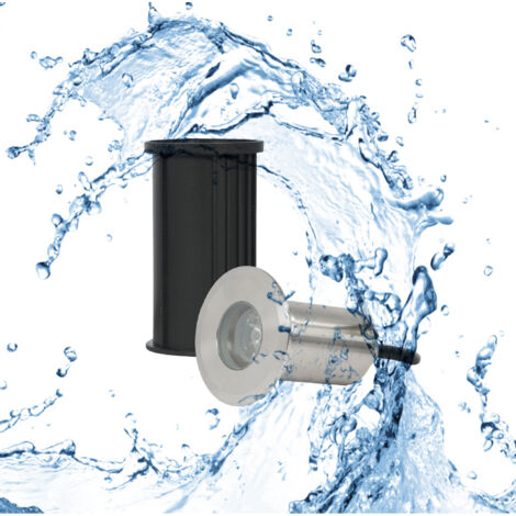 Segnapasso Faretto immersione 2w IP68 12V luce fredda 6500K