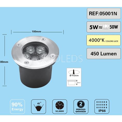 FARETTO 2 LED SOLARE SEGNAPASSO DA PARETE ESTERNO LUCE BIANCO FREDDO  TE-B0430