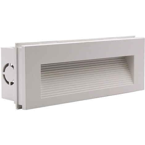 SEGNAPASSO LED 6W 220V IP65 BIANCO DA INCASSO LUCE SWITCH 3000K-4200K-6400K