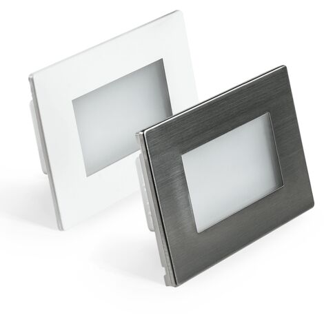 Segnapasso Led ad incasso, Dimmerabile, 3W, Tricolor