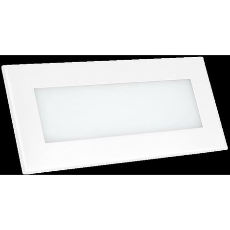 Segnapasso led da parete 5 watt 650 lumen 4000 k luce naturale cortes century crt6-054000
