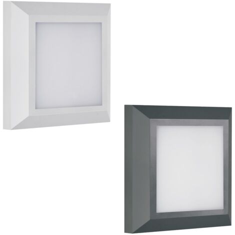 Segnapasso led da parete mod. Soria colore bianco e antracite