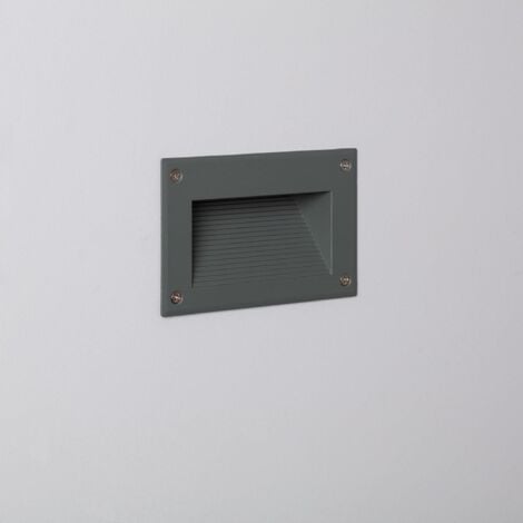 Segnapasso LED Mystic Finitura Grigia 3W IP65 Bianco Freddo  6000K