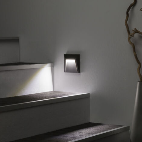 V-TAC VT-1152 FARETTO SEGNAPASSO LED A MONTAGGIO SUPERFICIALE QUADRATO 2W PER ESTERNO COLORE - Foto 6