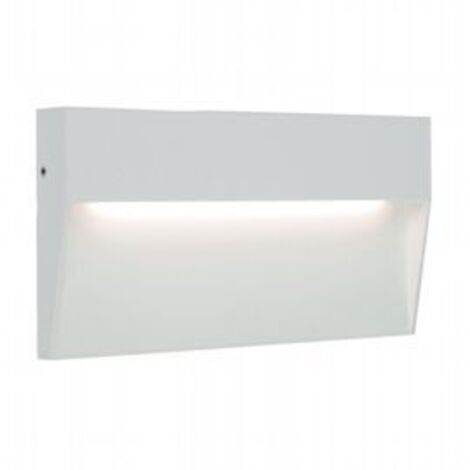 Segnapasso Rettangolare Moderno Geo Alluminio Bianco 6W Led 4000K
