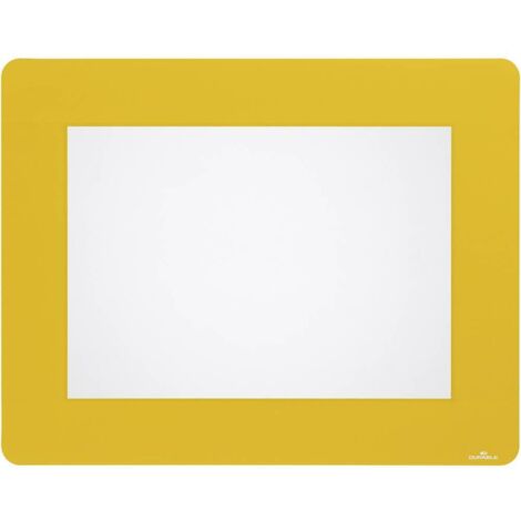 Segnaposto rettangolare DIN A4 giallo 10 pezzi