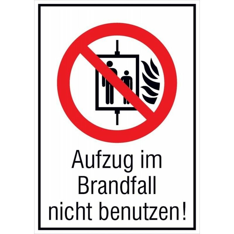 Image of Neutrale Produktlinie - Segno di proibizione 13.1 x 18.5 mm ascensore n., Slide