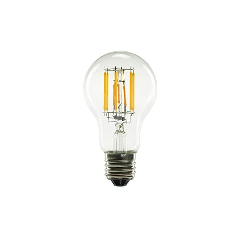 55248 led eek f (a - g) E27 glühlampenform 6.5W = 51W bernstein (ø x l) 60MM x 110MM 1 pc(s) - Segula