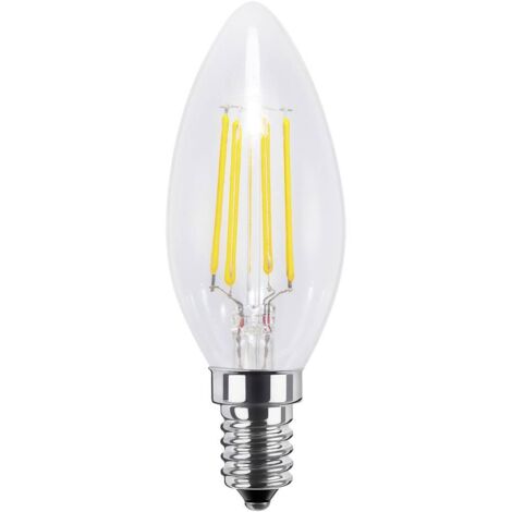 Segula 55313 LED CEE G (A - G) E14 forme de flamme 3.2 W = 26 W blanc chaud (Ø x L) 35 mm x 100 mm 1 pc(s) S539572