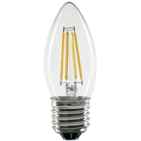 Segula 55314 LED CEE G (A - G) E27 forme de flamme 3.2 W = 26 W blanc chaud (Ø x L) 35 mm x 100 mm 1 pc(s) S683182