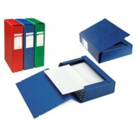 SEI Rota Archivio 3L 120 scatola per la conservazione di documenti Cartoncino, Cloruro di polivinile (PVC) Blu