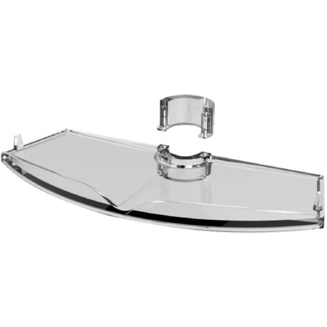 Seifenablage für Duschstange Durchmesser 25 mm, Acryl klar