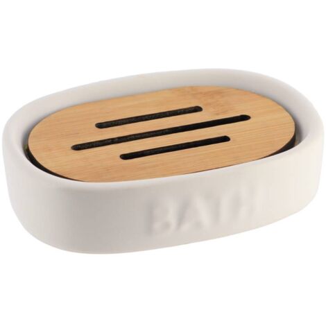 Seifenhalter dolomite bath - weiss bambus - Tendance