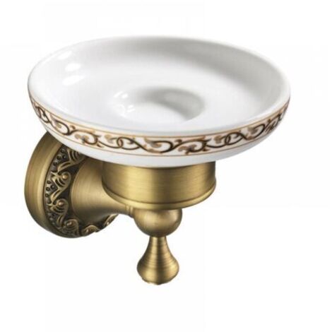Seifenschale aus Bronze mit Wand-Duschseifenhalter aus Messing, antiker Stil, hohe Qualität, zeitloses Design, ideal für Badezimmer-Toiletten