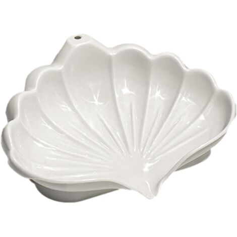 Seifenschale aus Muscheln – Seifenablage  Dekorative und elegante Seifenablage für Dusche, Reisen, Badezimmer und Küche