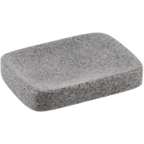 Seifenschale aus polyresin - grau - Tendance