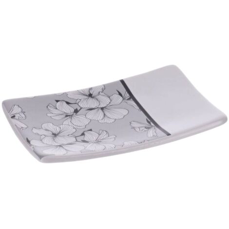 Seifenschale dolomite bedruckt - ecrin grau - Tendance