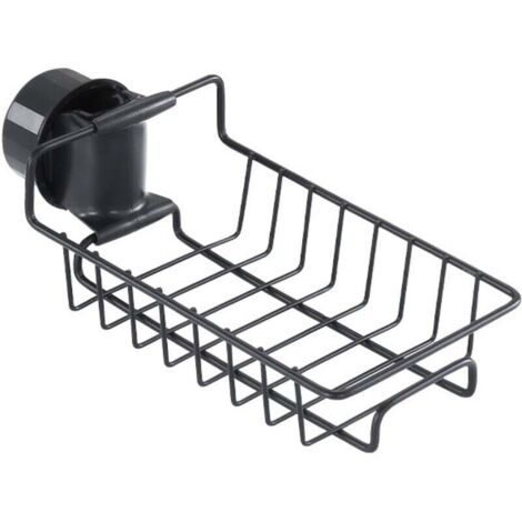Seifenschale ohne Bohren, 2x Shampoo-Halter aus Edelstahl, Duschablage, Regal, Schwarz, Hängende Seifenschale für Duschstangen, Für Stangen mit 18-27 mm Durchmesser