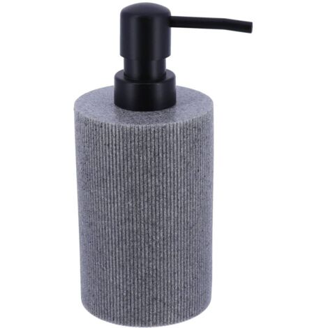 Seifenspender aus polyresin 310 ml - grau - Tendance