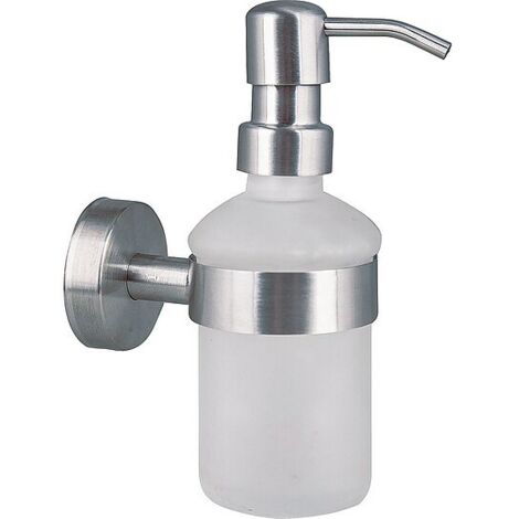 Seifenspender Axial mit Wandhalter, Edelstahl matt