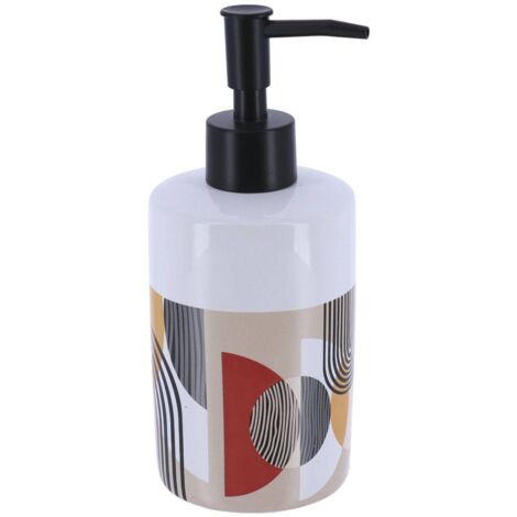 Seifenspender dolomite rund bedruckt 320 ml - trendy - Tendance