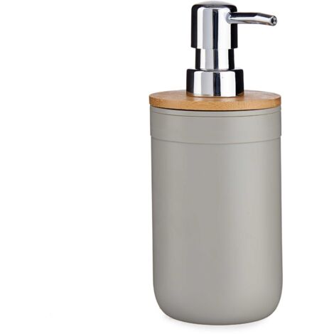 Seifenspender mit Bambusdeckel CLEAN, 350 ml
