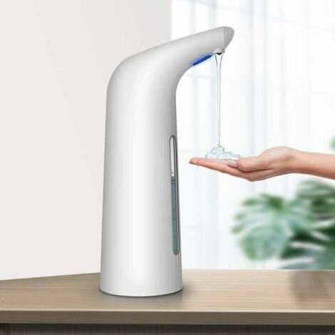 Seifenspender mit Sensor, 400 ml berührungsloser Infrarot-Seifenspender, automatischer Seifenspender mit IP67-Bewegungssensor, wasserdichtes Design, gibt Seife ab