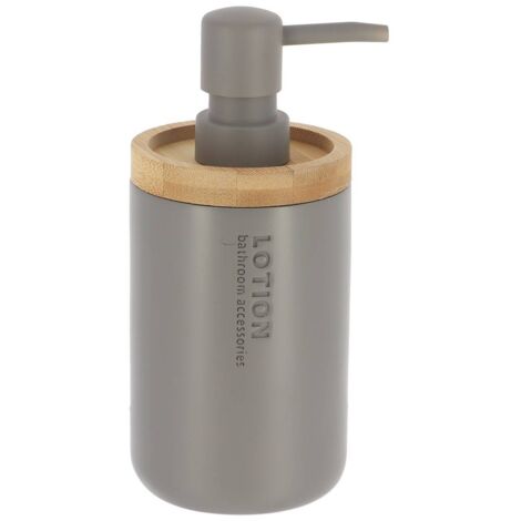 Seifenspender polyresin 280 ml - bambusgrau - Tendance