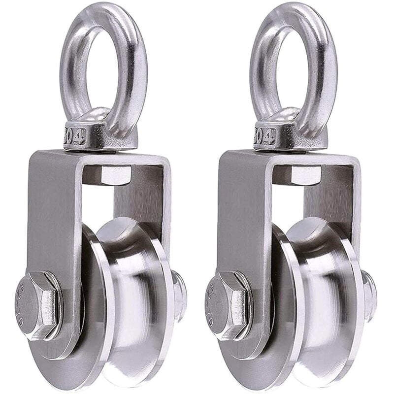 Image of ZVD - Seilrolle aus Edelstahl 304 – maximale Belastung 500 kg