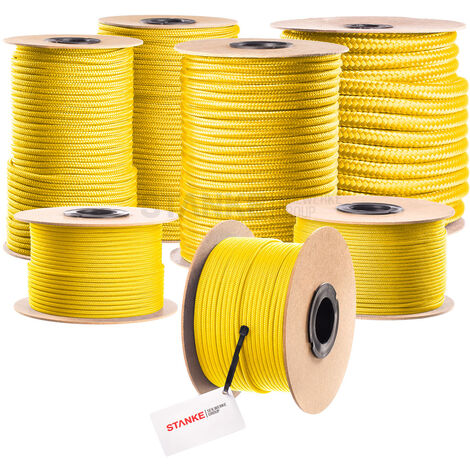 Seilwerk STANKE 15 m 5 mm corde en polypropylène corde damarrage gréement corde noir 