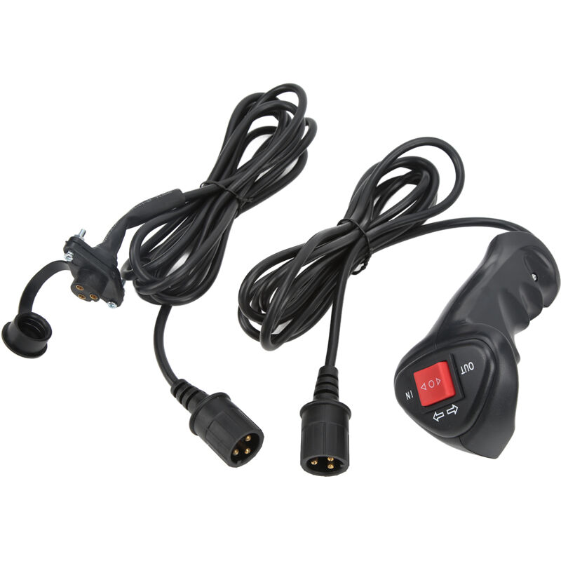 Image of Seilwinden-Fernbedienung, universeller 3-poliger Offroad-Seilwinden-Steuerschalter für Fahrzeuge.
