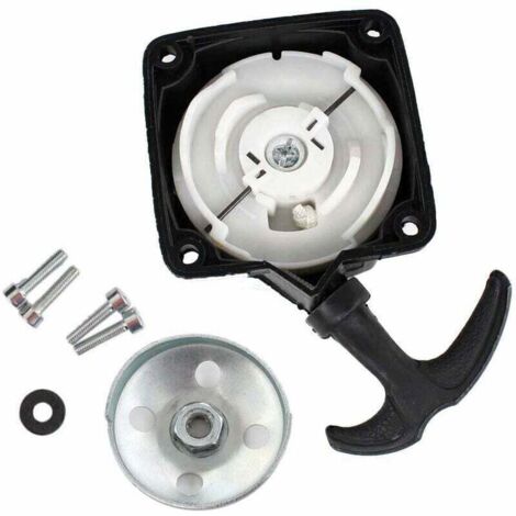 Seilzugstarter für 2-Takt-Freischneider (30–50 cm³) – Starterplatte mit 67 mm Schraubenabstand – Effektive Nachrüstalternative – 2-Takt