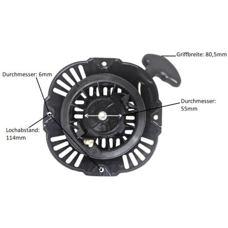 Seilzugstarter Starter Anlasser Anwerfereinheit für Benzin-Gartenhäcksler uvm.