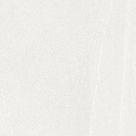 SEINE R BLANCO - Carrelage aspect pierre 120x120 cm grand format - Blanc