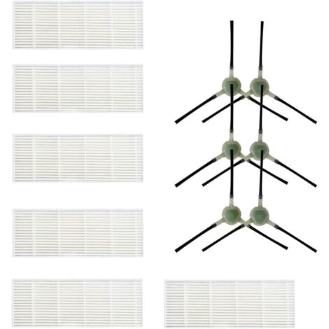 Seitenbürsten und 6 HEPA-Filter – Ersatzteile für den Lefant LS1 Saugroboter